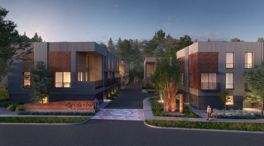 səkʷíw townhome project rendering.